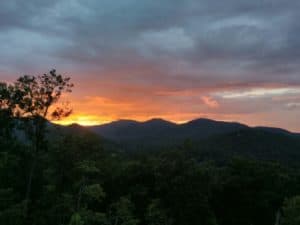 Franklin, NC Sunset