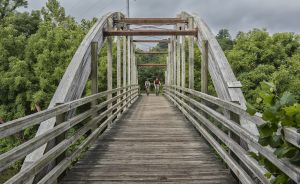 Wooden Bridge on the Little Tennessee Greenway