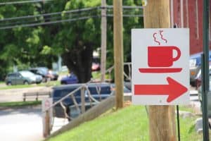 Coffee Sign Franklin, NC